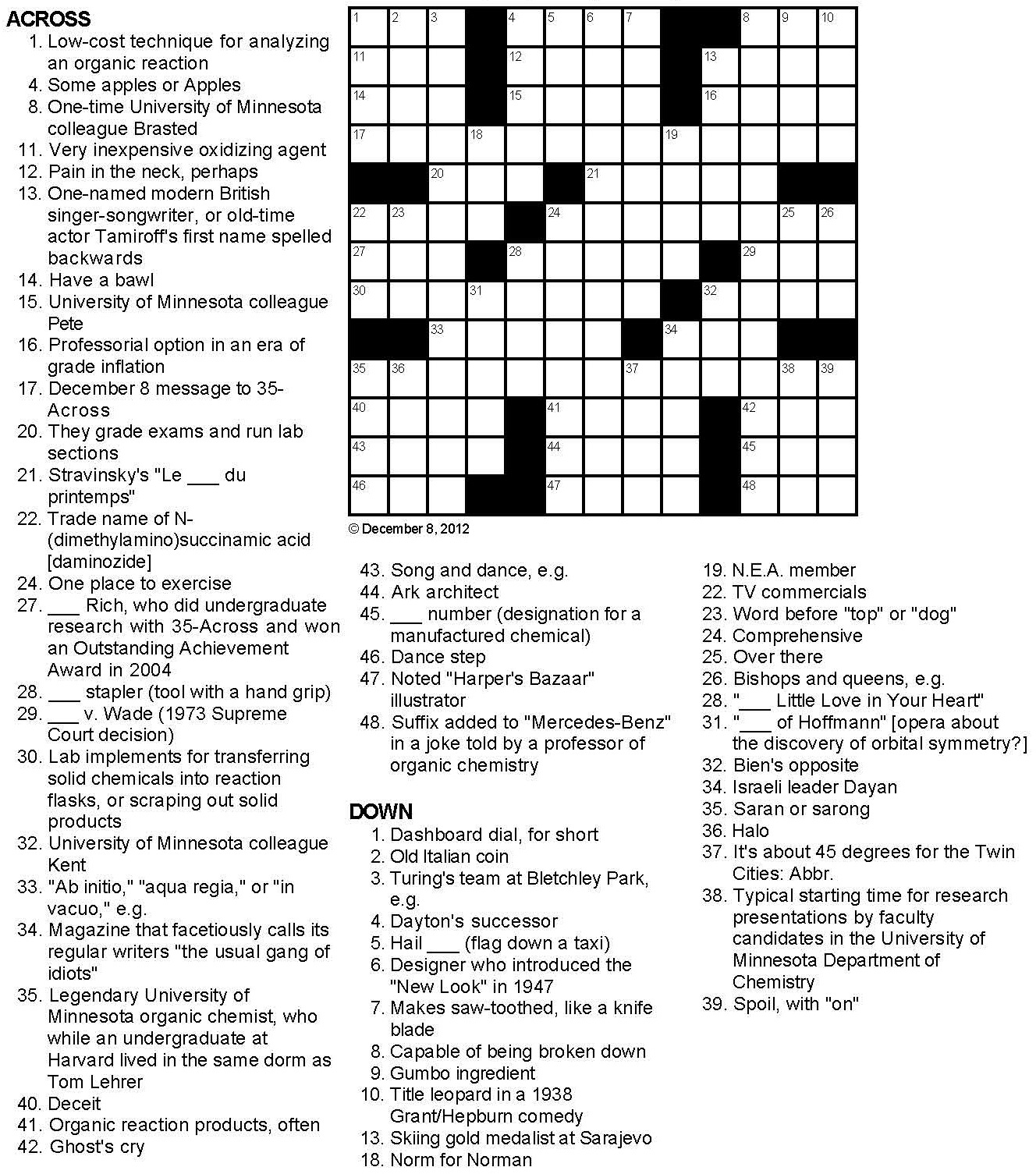 crossword creator printable