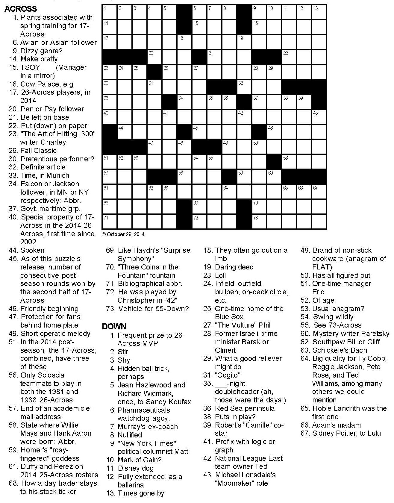 free crossword puzzles daily themed crossword